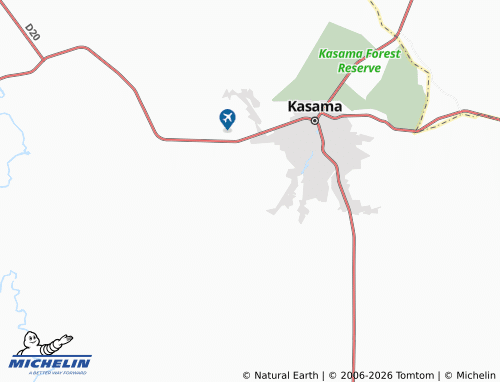 MICHELIN-Landkarte Kafusha - ViaMichelin