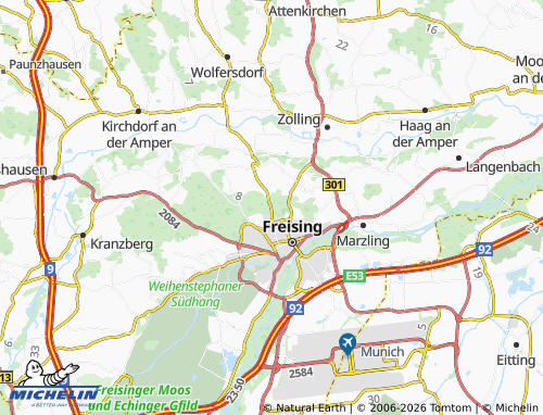 Mapa MICHELIN Waldsiedlung - ViaMichelin