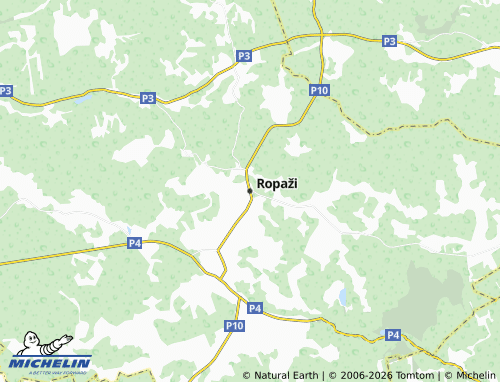 Mapa MICHELIN Ropaži - ViaMichelin