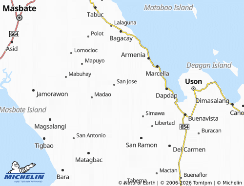 MICHELIN Centro map - ViaMichelin