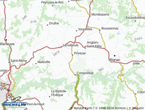 Mappa MICHELIN Privezac - ViaMichelin