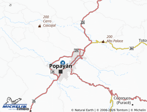 MICHELIN El Tablazo map - ViaMichelin