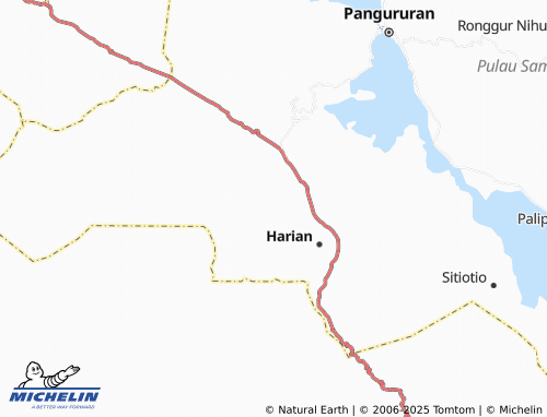 MICHELIN Partungko Naginjang map - ViaMichelin