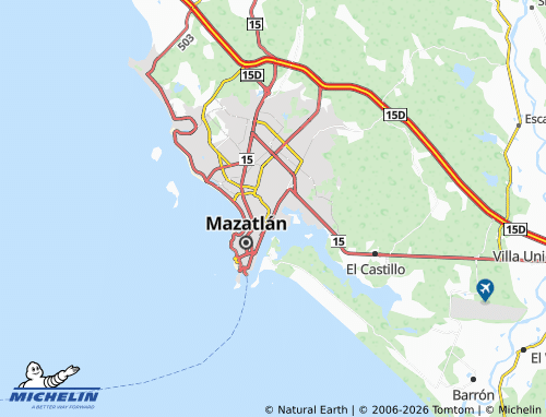 MICHELIN Loma Atravezada map - ViaMichelin