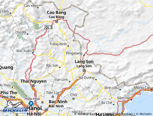 MICHELIN-Landkarte Văn Lãng - ViaMichelin