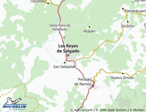 Mapa MICHELIN San Gabriel III - ViaMichelin