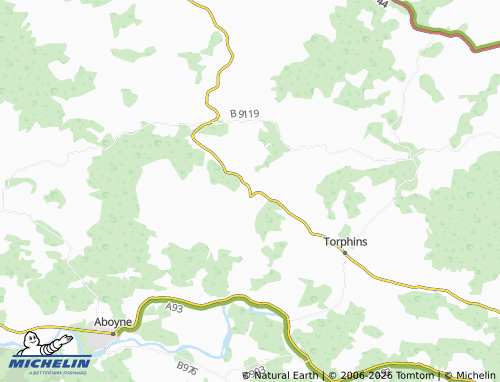 Carte MICHELIN Lumphanan - ViaMichelin
