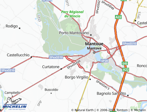 MICHELIN Castelnuovo map - ViaMichelin