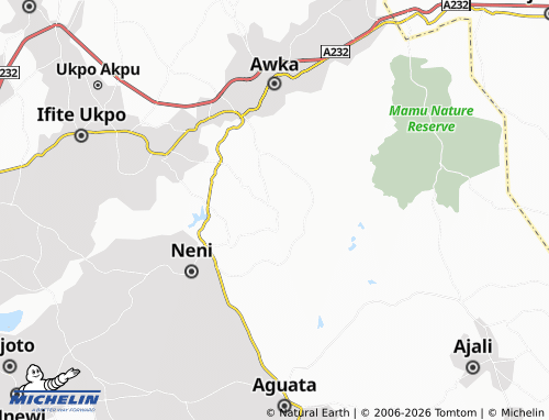 Mappa MICHELIN Mbaukwu - ViaMichelin