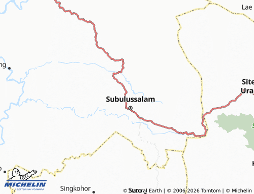 MICHELIN Belegen Mulia map - ViaMichelin