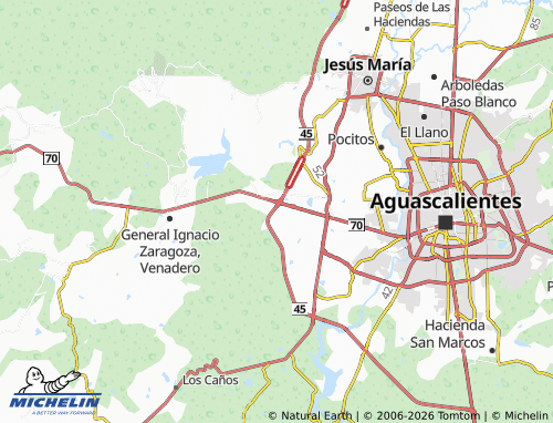 MICHELIN Lomas del Picacho map - ViaMichelin