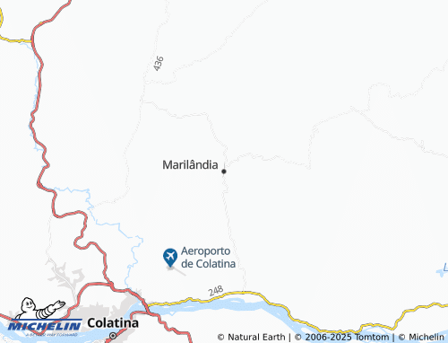 MICHELIN Marilândia map - ViaMichelin