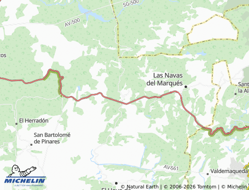 Mappa MICHELIN Navalperal de Pinares - ViaMichelin