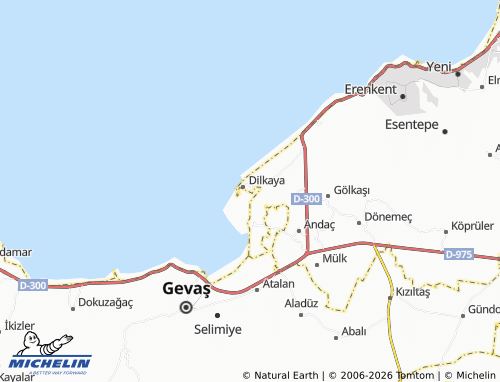 MICHELIN-Landkarte Köşkköy - ViaMichelin