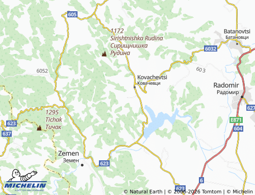 MICHELIN-Landkarte Rakilovtsi - ViaMichelin