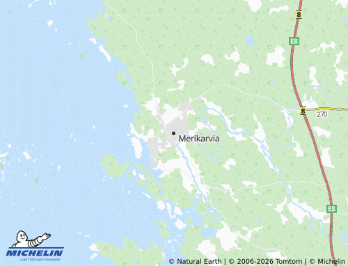 Kaart MICHELIN Merikarvia - ViaMichelin