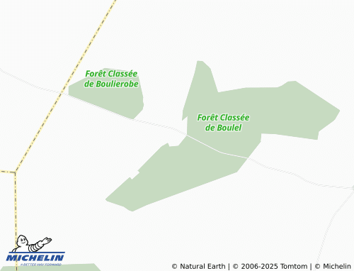 MICHELIN Boulal map - ViaMichelin