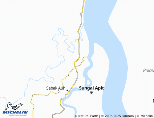 MICHELIN Koto Raja map - ViaMichelin
