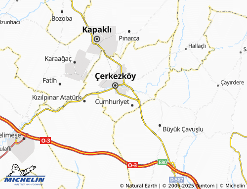 MICHELIN İstasyon map - ViaMichelin
