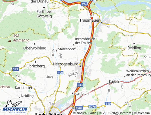 MICHELIN-Landkarte Wielandsthal - ViaMichelin