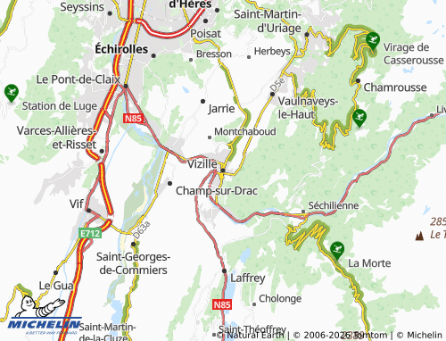 Mappa MICHELIN Vizille - ViaMichelin