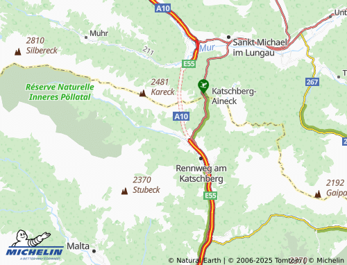 MICHELIN-Landkarte Oberdorf - ViaMichelin