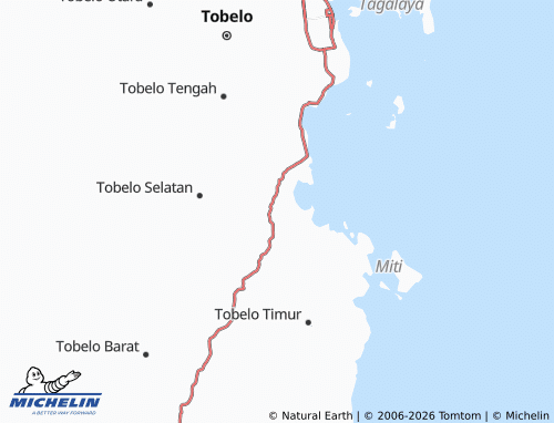MICHELIN Tobe map - ViaMichelin