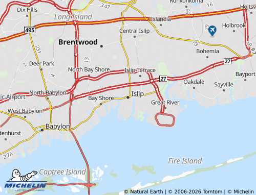 Mapa MICHELIN Islip - ViaMichelin