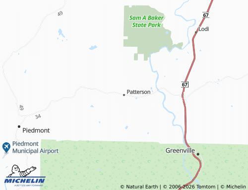 Mapa MICHELIN Patterson - ViaMichelin