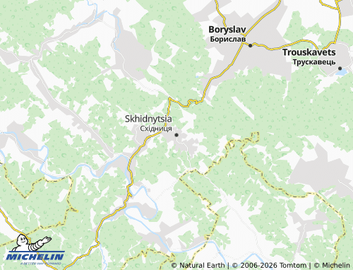 Mappa MICHELIN Skhidnytsia - ViaMichelin