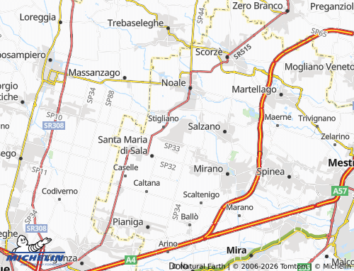 MICHELIN Veternigo map - ViaMichelin