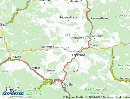 Mapa MICHELIN Fa - ViaMichelin