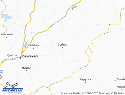 Mapa MICHELIN Çorbacı - ViaMichelin