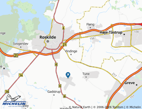 Carte MICHELIN Vindinge - ViaMichelin