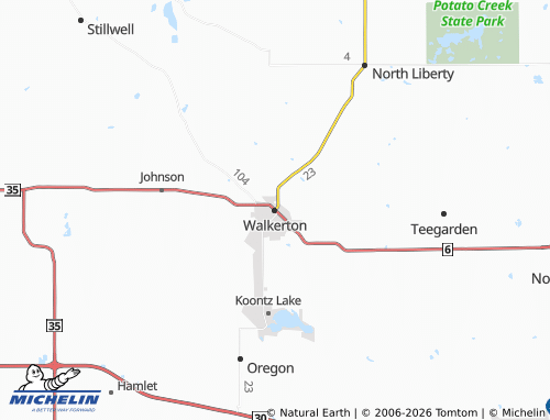 Mappa MICHELIN Walkerton - ViaMichelin