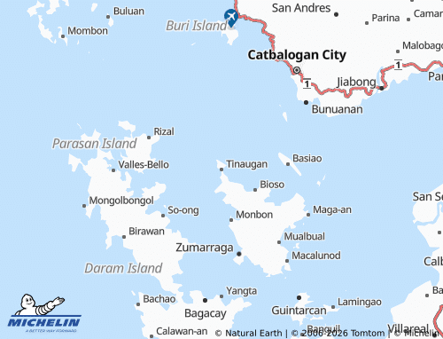 MICHELIN Tinaugan map - ViaMichelin