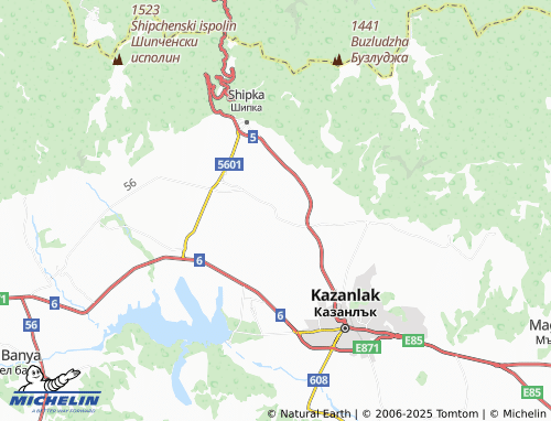 MICHELIN Hadzhidimitrovo map - ViaMichelin