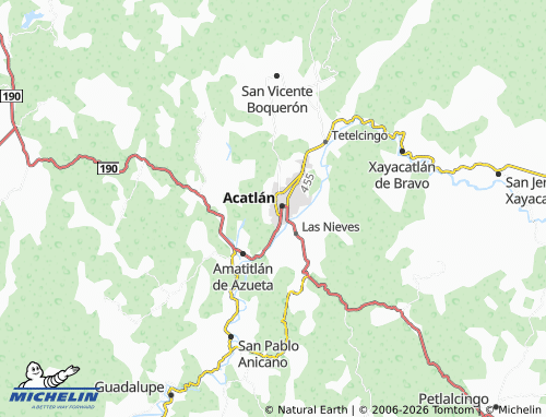 Mapa MICHELIN Juan Diego - ViaMichelin