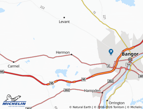 Mapa MICHELIN Hermon - ViaMichelin