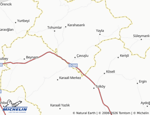 Mapa MICHELIN Çavuşlu - ViaMichelin
