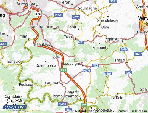 MICHELIN-Landkarte Les Forges - ViaMichelin