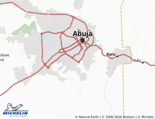 Mappa MICHELIN Garki II - ViaMichelin