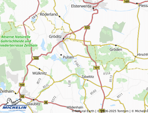 MICHELIN-Landkarte Frauenhain - ViaMichelin