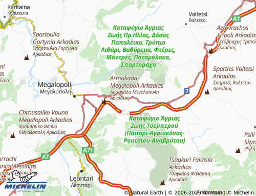 Carte MICHELIN Palaiochouni - ViaMichelin