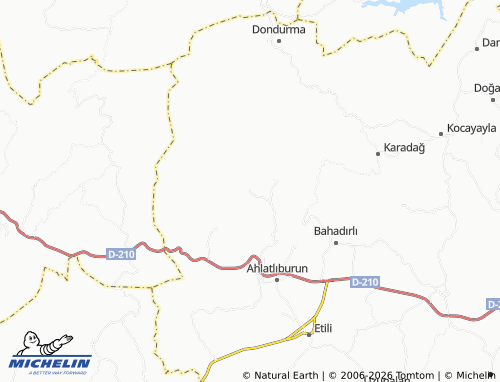 Mappa MICHELIN Üvezdere - ViaMichelin