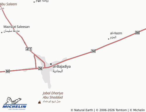 MICHELIN-Landkarte al-Sina'iyyah - ViaMichelin