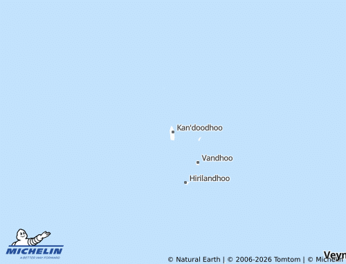 Mappa MICHELIN Kan'doodhoo - ViaMichelin