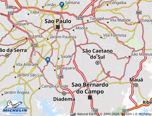 Mapa MICHELIN Sacomã - ViaMichelin