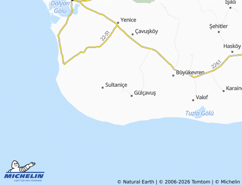 Mappa MICHELIN Sultaniça - ViaMichelin