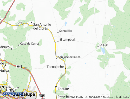 Mapa MICHELIN Las Norias - ViaMichelin